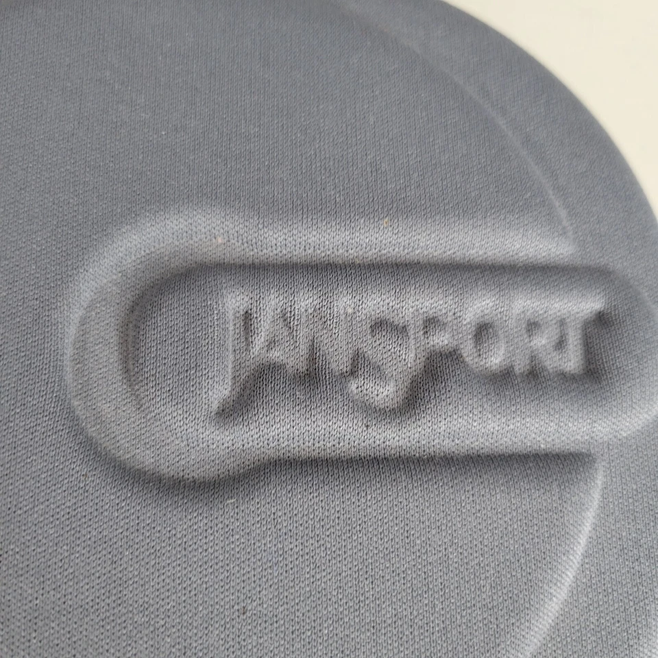 Estuche CD Jansport 24 Capacidad Gris Naranja Cierre de Cremallera Manga Soporte Billetera Viaje Foto 2 de 4