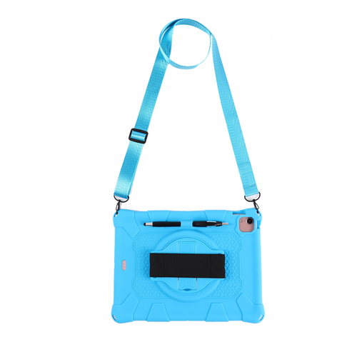 Kids Shockproof Silicone Strap Case Cover For iPad 5/6/7/8/9/10th Gen Air Pro 11 - Picture 81 of 132