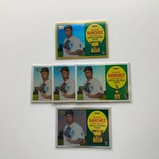 Sixto Sanchez 2021 Topps All-Star Rookie Cup Baseball Gold Card 3/50 and 4 Base