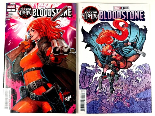 Marvel DEATH of DR STRANGE: BLOODSTONE (2022) #1 KEY 1st LYRA App A + B Set NM