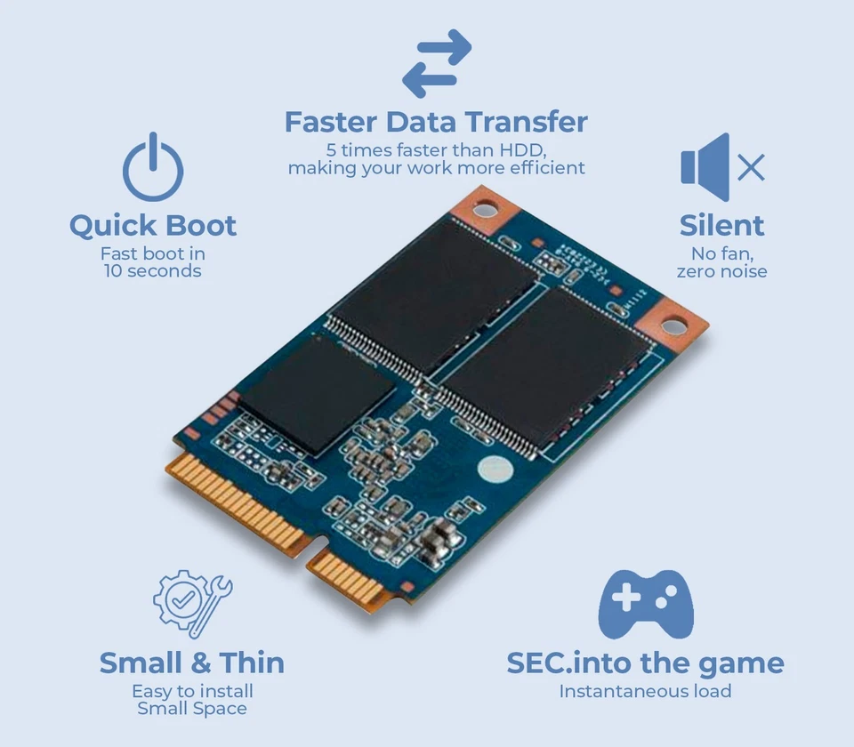 Samsung 256GB/512GB/128GB mSATA SSD Mixed Model SATA Internal Solid State Drive - Image 2 of 4