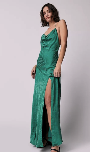 FREE PEOPLE 'Gigi' Slip Dress in Spruce Green UK8 US4 RRP$300 - Picture 4 of 24