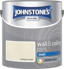 Image of Johnstone's Wall & Ceiling Paint 2.5L Matt Emulsion Smooth Finish Tin All Colors