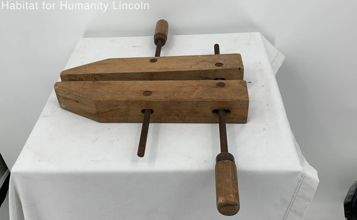 The Cincinnati Tool Company Antique Hargrave Wooden Clamp eBay