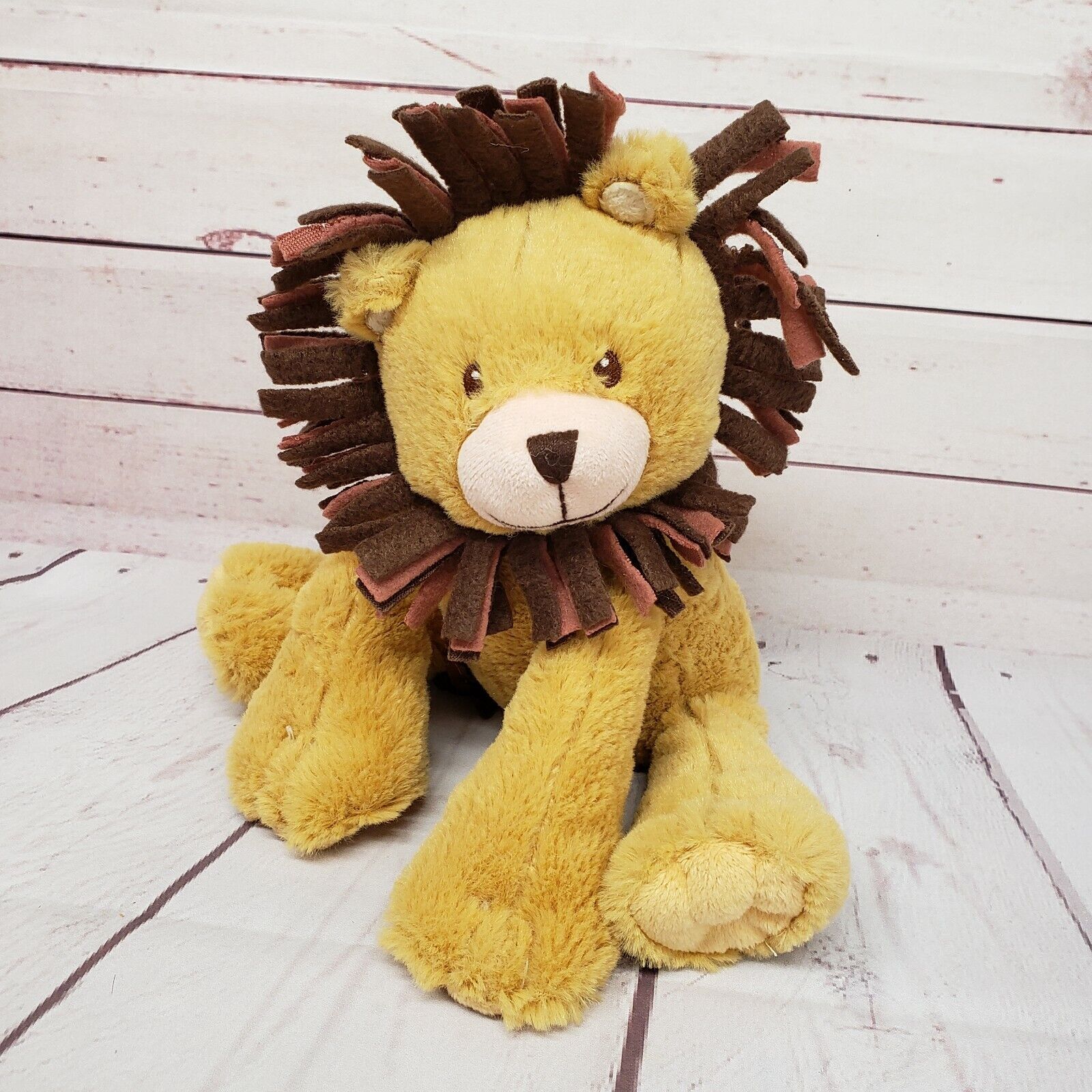 First and Main 11" Leonardo Lion Baby Stuffed Animal Plush