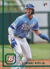 2022 Bowman Heritage #34 Bobby Witt Jr. Kansas City Royals Rookie