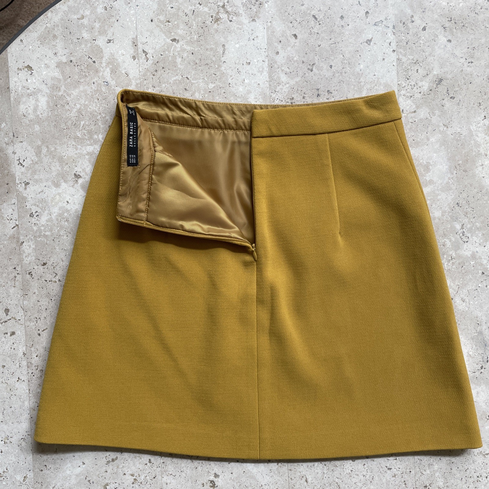 Zara Basic Collection Lined Mini Skirt Size XS Co… - image 10