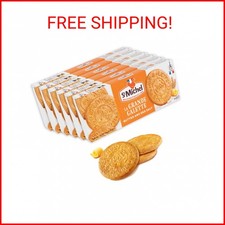St Michel Grandes Galettes Butter Cookies Biscuits with Sea Salt 5.29oz, Pack of