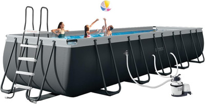 INTEX 26357MZ 20Ft X 10Ft X 52In Ultra XTR Deluxe Rectangular above Ground Swimm