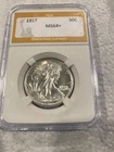 1917 Walking Liberty Half Dollar MS64+