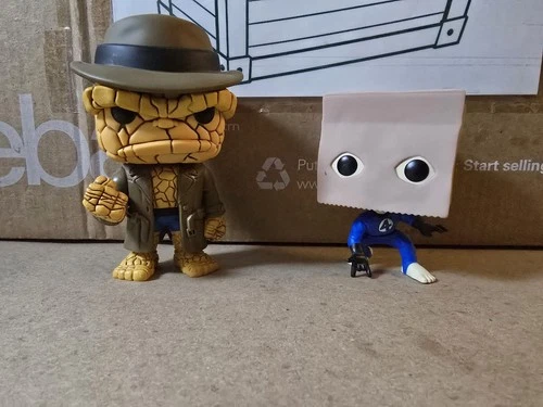 Funko Pop! Vinyl: Marvel - The Thing And Bombastic Bagman Fantastic 4 Spider-man