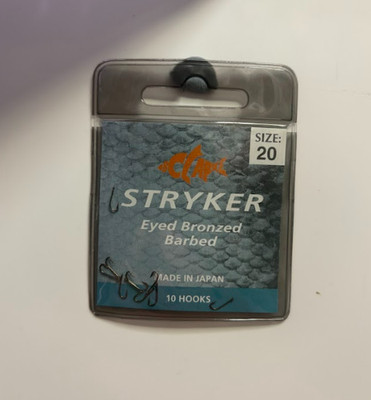 Styker Barbed Eyed Bronze Angelhaken Größe 20 50x Haken AUSVERKAUF