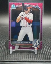 2025 Bowman Draft Conor Essenburg Chrome Fuchsia Reptile /199 Braves