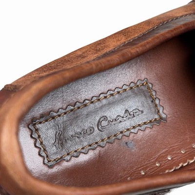 Franco Cuadra Shoes Mens Size 27.5 Brown Leather Loafers  display picture 2