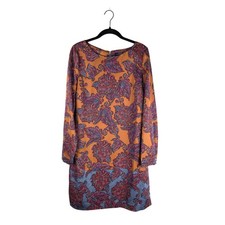 The Limited Paisley Long Sleeve Tunic Dress Size Medium Boho Fall