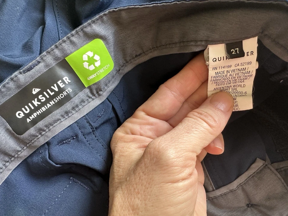 Volcom Teal Striped Men's Shorts size 25 FEEL FREE TO MAKE OFFERS - Image 4 of 4