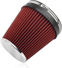 6" ID  7" Tall Clamp-on Car Cold Air Intake Filter with High Flow,Cone Air