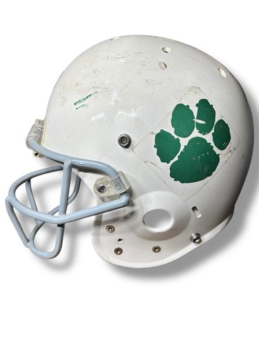 SCHUTT AIR YFS Football Helmet White Grey Face Mask Chin Strap Size Youth Large - Picture 2 of 11