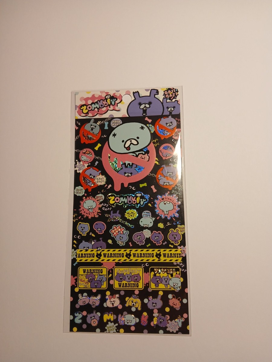 San-X Zombbit Sticker Sheet 2013 New