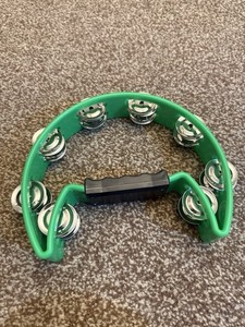 PP Percussion Tambourine with Jingles: Half Moon Star School Music Oasis Liam