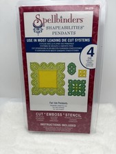 Spellbinders Shapeabilities Fair Isle Pendants Die Set S4-270