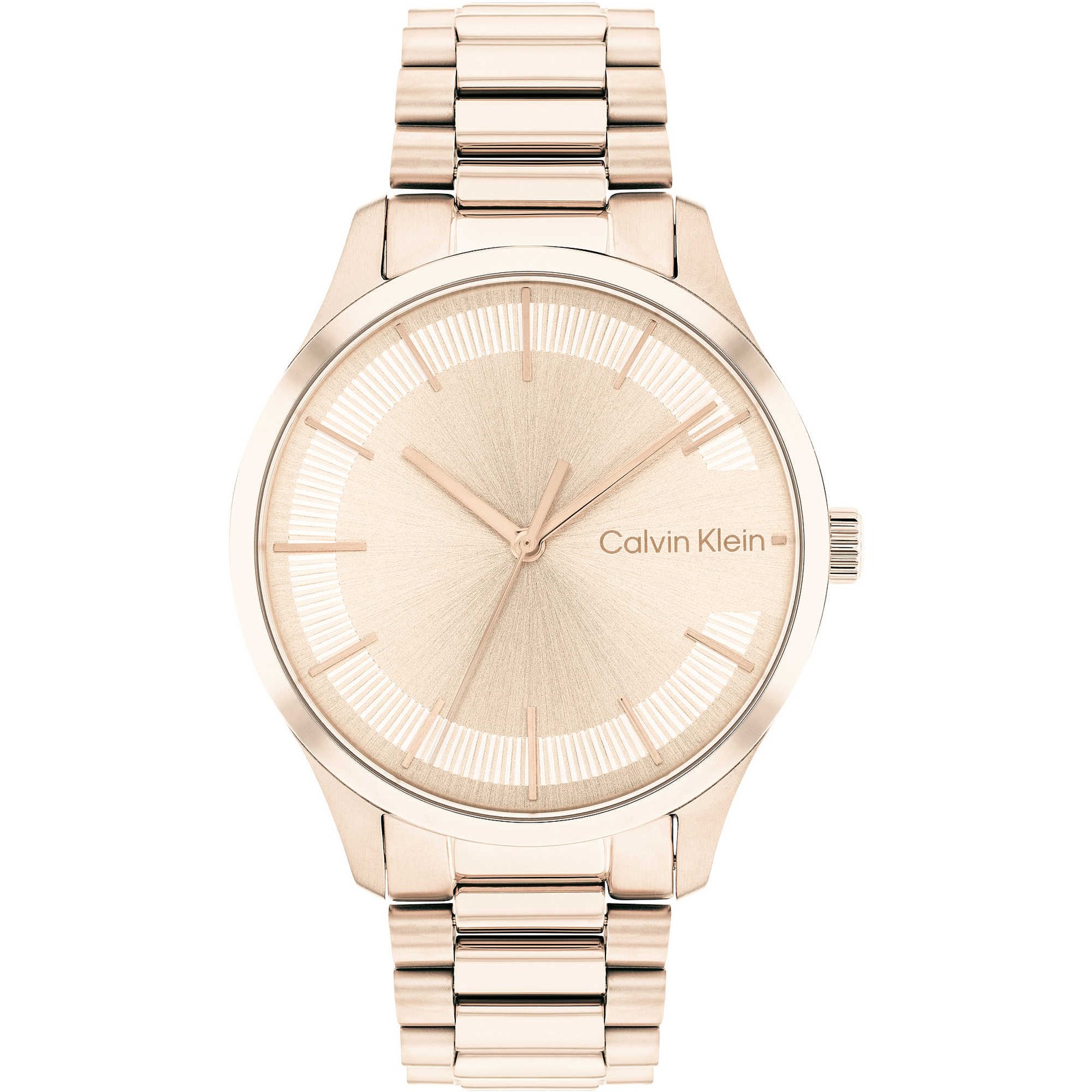 Womens Wristwatch CK CALVIN KLEIN ICONIC 25200042 Stainless Steel Gold Rose