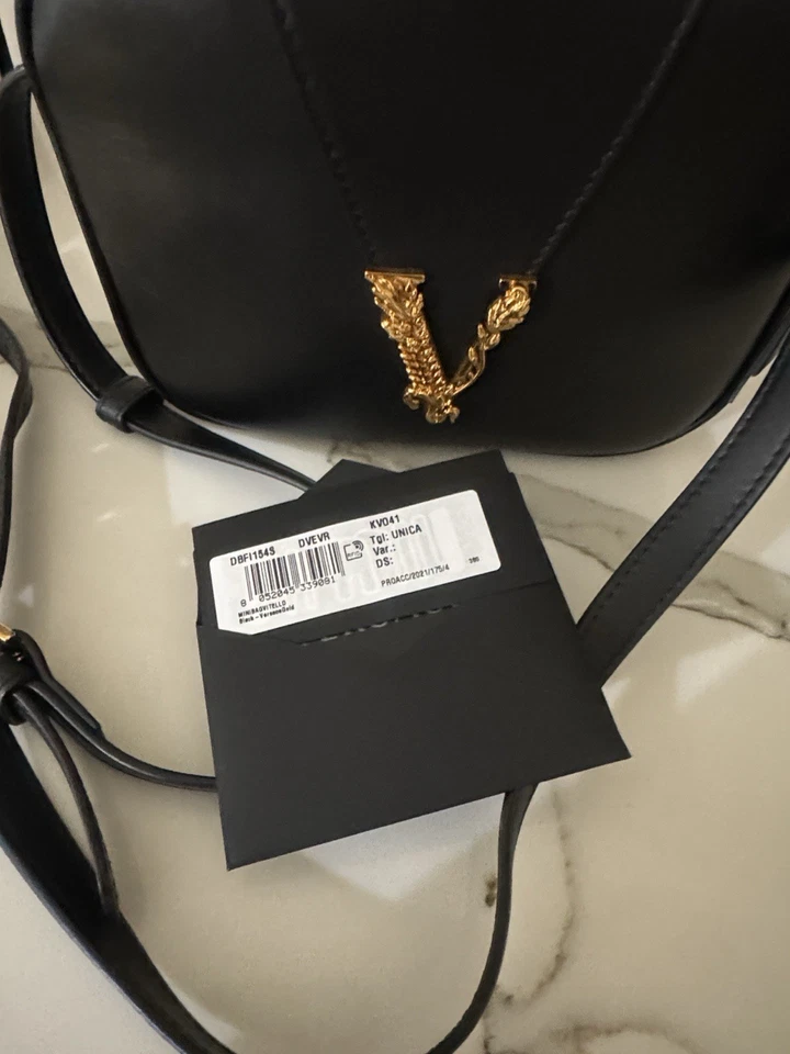 Versace Medusa Crossbody Bag Gold Platinum - Image 4 of 4