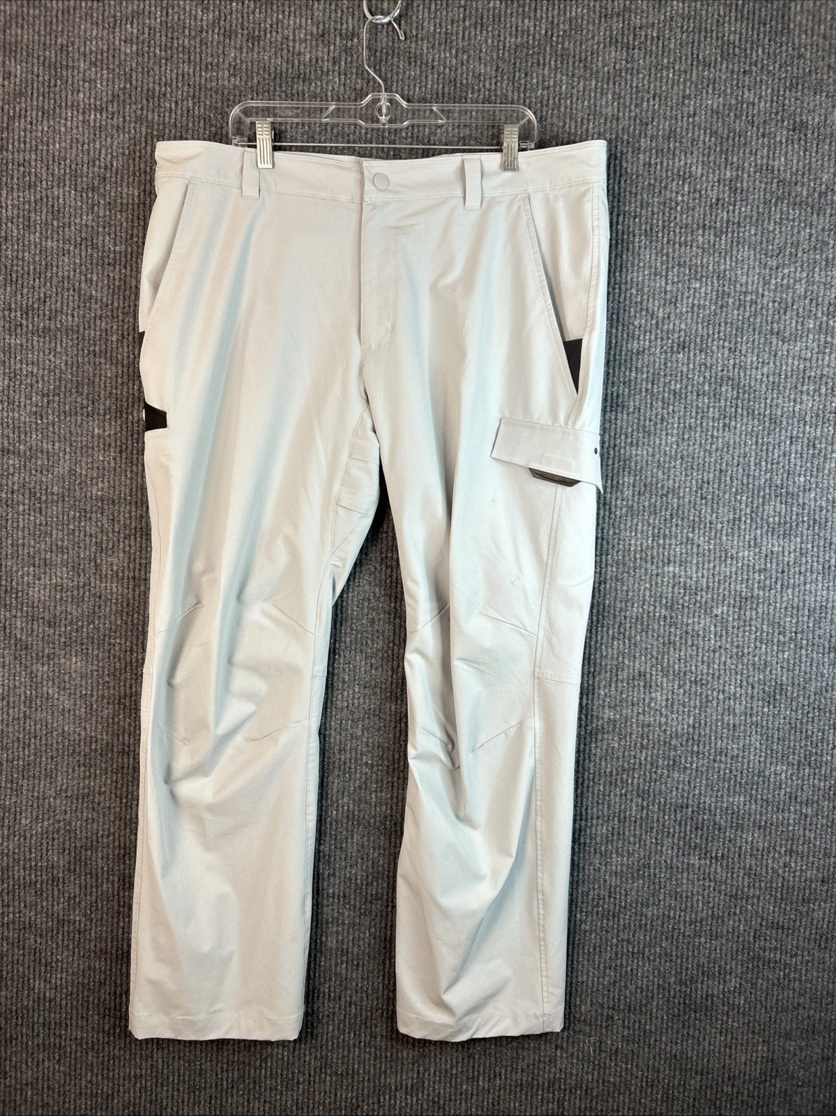 Columbia PFG Mens Terminal Tackle Cargo Pants Size 40 Gray Outdoor Angler