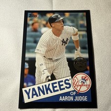 2020 Topps Update Aaron Judge Black 1985 35th Anniversary /299 #85TB-29