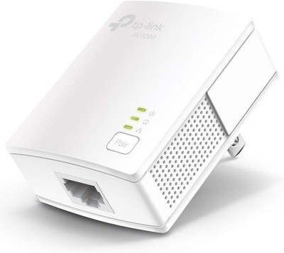 TP-Link AV1000 Powerline Ethernet Adapter - Nano Size, Gigabit Port, PlugPair&Pl