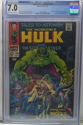 Tales to Astonish 101 CGC 7.0 Loki Odin & Warriors Three App. Last Issue. 1968 