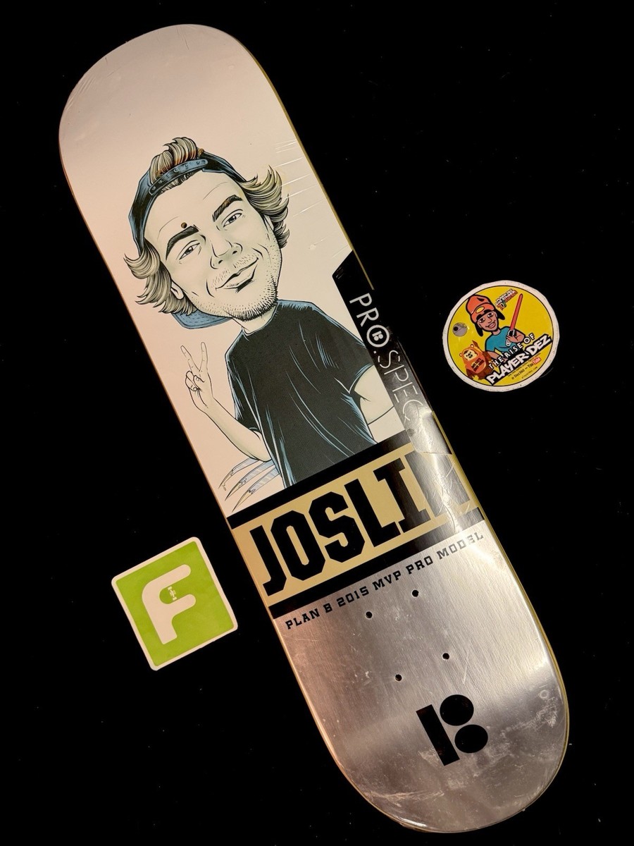 SUPER RARE Chris Joslin MVP Foil Plan B 2015 Pro Model Skateboard
