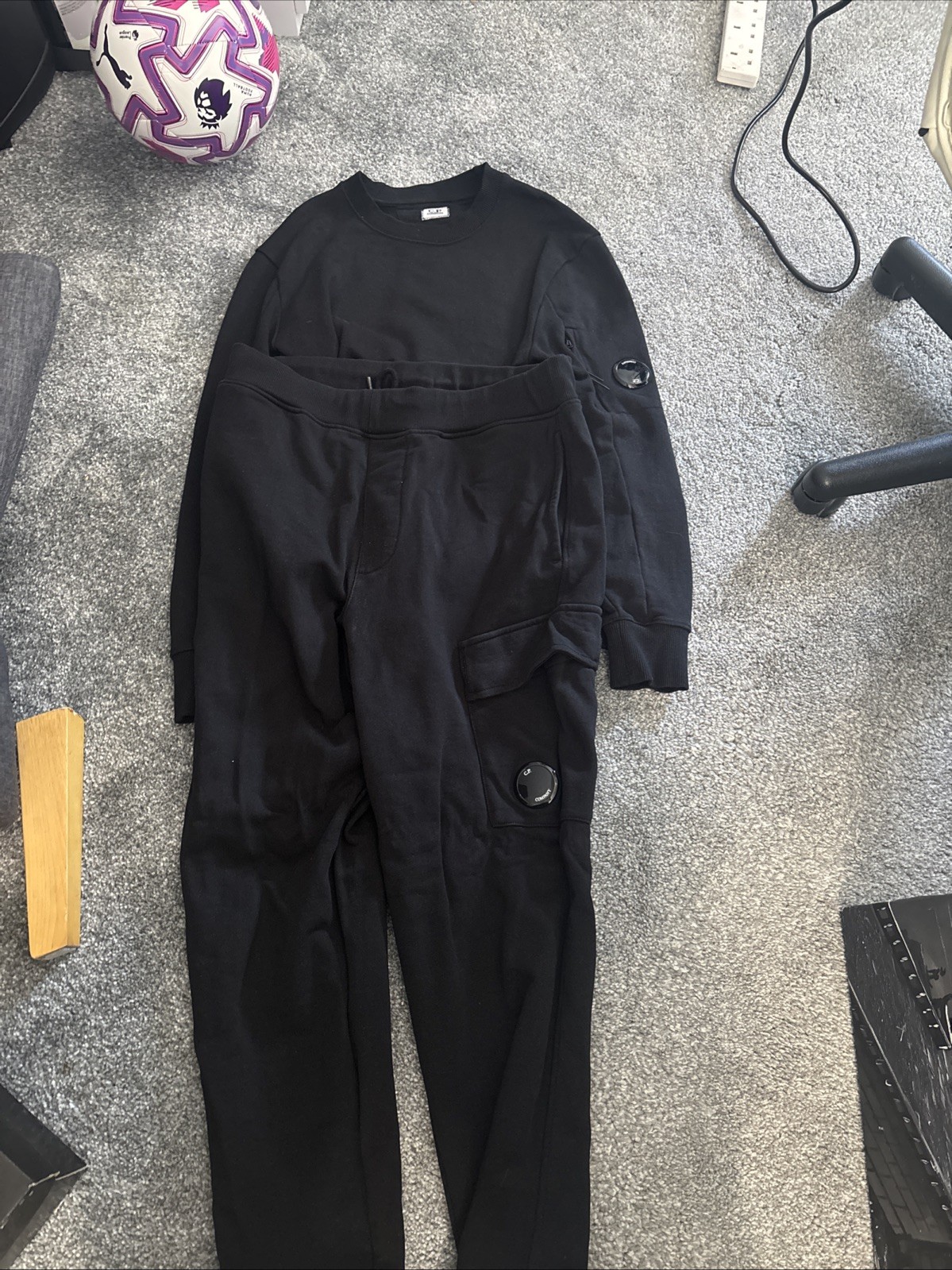 CP Company Black Jumper and Bottoms