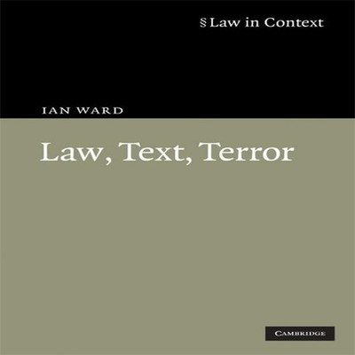 Law Text Terror Ian Ward Paperback Cambridge University Press Med