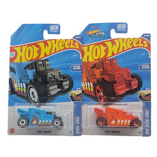 2 Hot Wheels 2025 Pixel Shaker Blue Orange 138/250 Ride-Ons 5/5 Mainline Toy Car