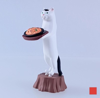 Tuxedo Cat Figure: Cat's Retro Café   Neko no Jun Kissa From Japan