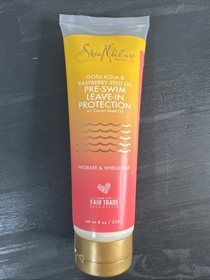 Shea Moisture Gotu Kola & Raspberry Seed Pre-Swim Leave-In Hair Protection NEW