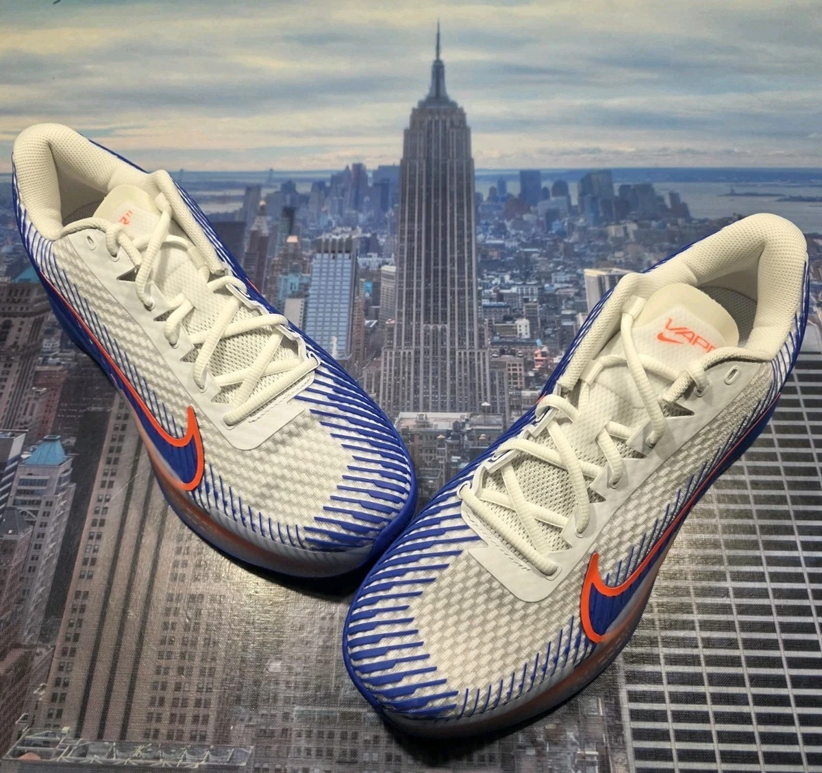 NikeCourt Air Zoom Vapor 11 HC White Hyper Crimson Royal for Sale