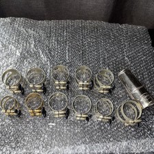 VINTAGE W.S. SUMNER ACOUSTICUT SAXOPHONE LIGATURE lot - BLACK EPOXY SCREW HEADS