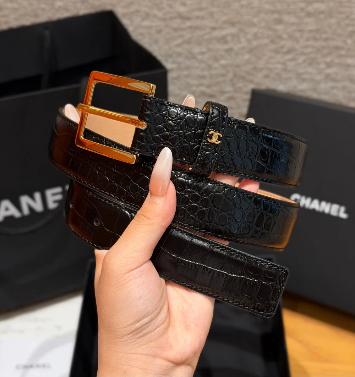 CHANEL Leather 36 Size Belts for Women for sale | eBay