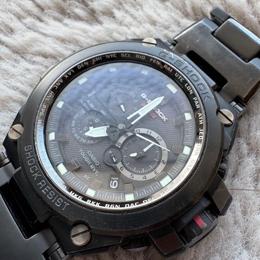 Casio G-SHOCK MTG-S1000BD 5369 Metal Band Black Date Analog Watch