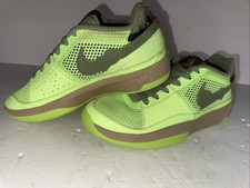 PRISTINE Nike Ja 1 Low Halloween Zombie Shoes FV6097-300 Youth Size 5Y Neon Lime