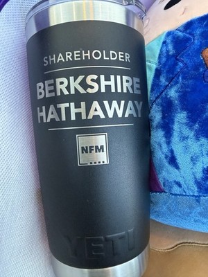 Berkshire Hathaway 2026 NFM Exclusive Shareholder YETI 20 oz Tumbler Black