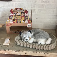 The Breathing Puppy - Alaskan Husky PERFECT PETZZZ Stuffed Dog Toy Tested Works