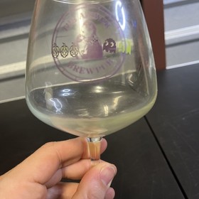Nintendo NES Ms PAC-Man Beer Glass From the Answer Brewpub