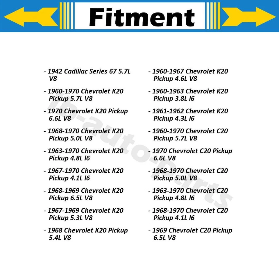 Front Rear Drum Brake Wheel Cylinder Kit 2x Fits 1969 Chevrolet C20 Pickup 6.5L - Image 2 of 4
