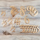 25 pc lot  3.5" Bronze VTG House Address Numbers 1/2, 3, 4, 6 or 9, 7, 8 +Nails