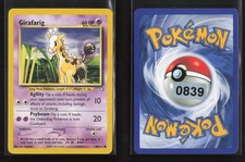 Girafarig 58/111 Common Neo Genesis Pokemon LP