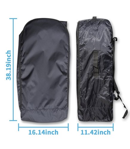 IBOARD LIGHTWEIGHT FOLDING WATERPROOF BACKPACK 800D BLACK NEW - Picture 5 of 7