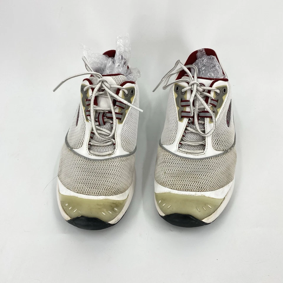 MBT The Anti Zapato Zapatos para Caminar Tenis Blanco Rojo Con Cordones Tonificación Mujer 7.5 Foto 2 de 4